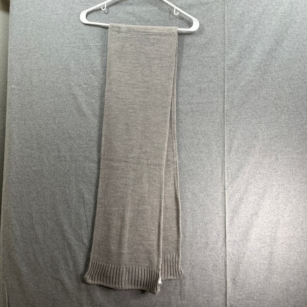 Timberland Gray Knit Scarf Adult Unisex One Size